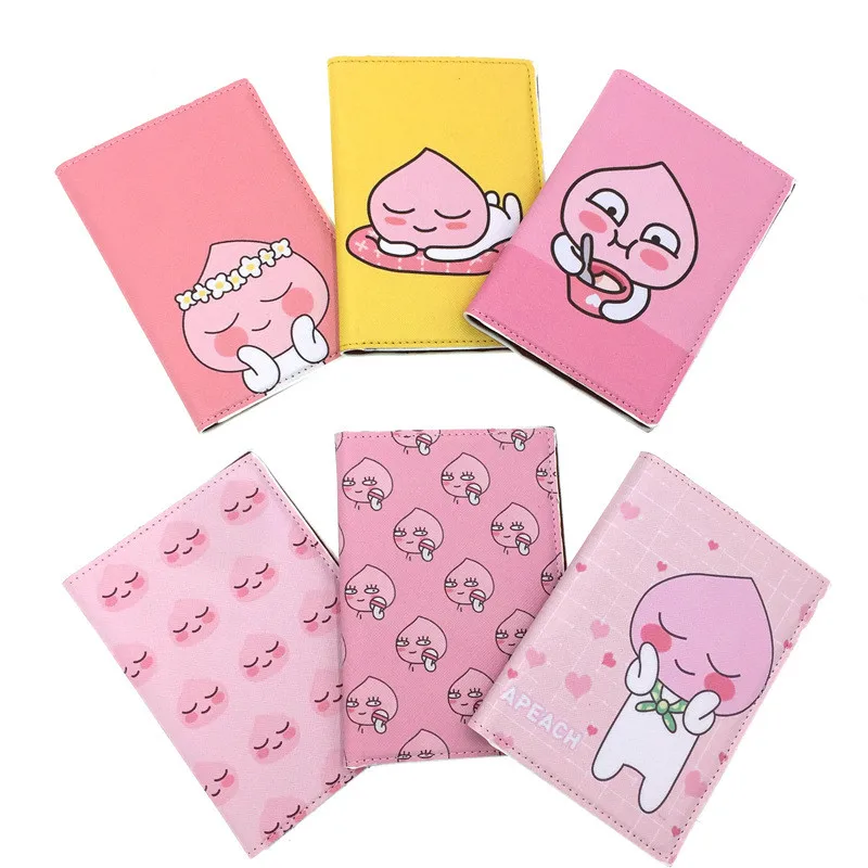 Маленькая свежая милая девочка мультипозиционный пакет для паспорта карты