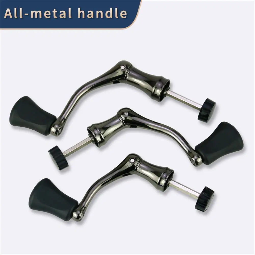 

1pcs Metal Rocker Arm Spinning Reel Handle Grip L/M/S Size for Fishing Reel Replacement Strong Drag Spinning Reel Driving Gear