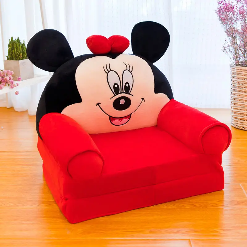 

Disney Children foldable sofa baby happy chair child plush chair booster infant boy girl child baby sofa seat baby chair filler