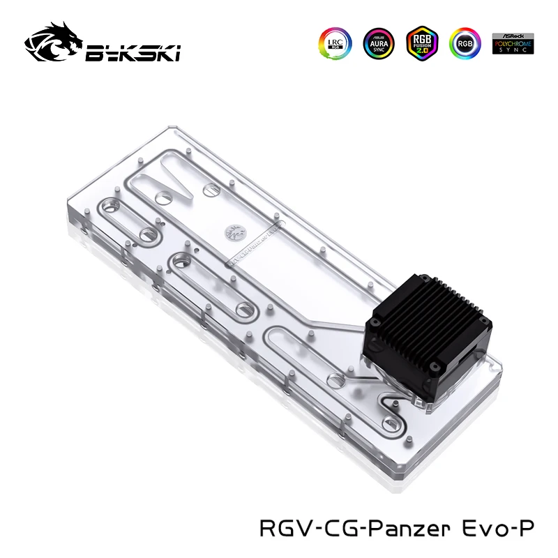 BYKSKI резервуар для воды Cougar PANZER EVO чехол водяного охлаждения поддержка насоса DDC RGV