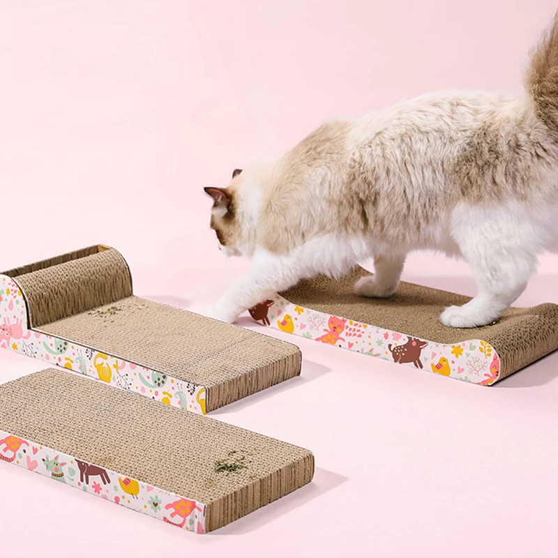 

High-quality Cat Scratching Corrugated Board Grinding Claw Plate pet Interactive toy Nail care Nail grinding Pet bed Catnip