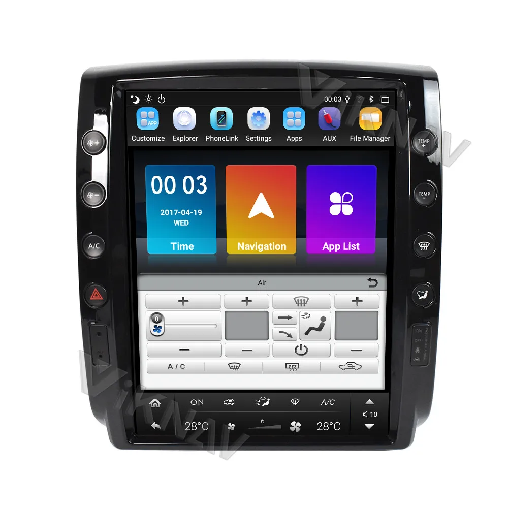 12 1 дюймовый Android Авторадио мультимедийный плеер для TOYOTA Tacoma 2 N200 Hilux 2005-2015 HD экран