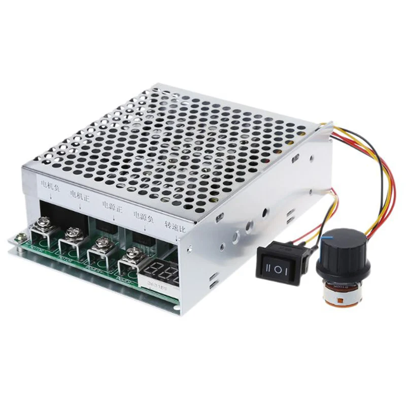 DC 10 55V 100A мотор регулятор скорости Реверсивный ШИМ управлением вперед обратный