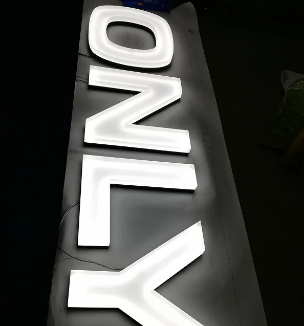 Светодиодный передний и боковая подсветка акриловая буква Водонепроницаемая