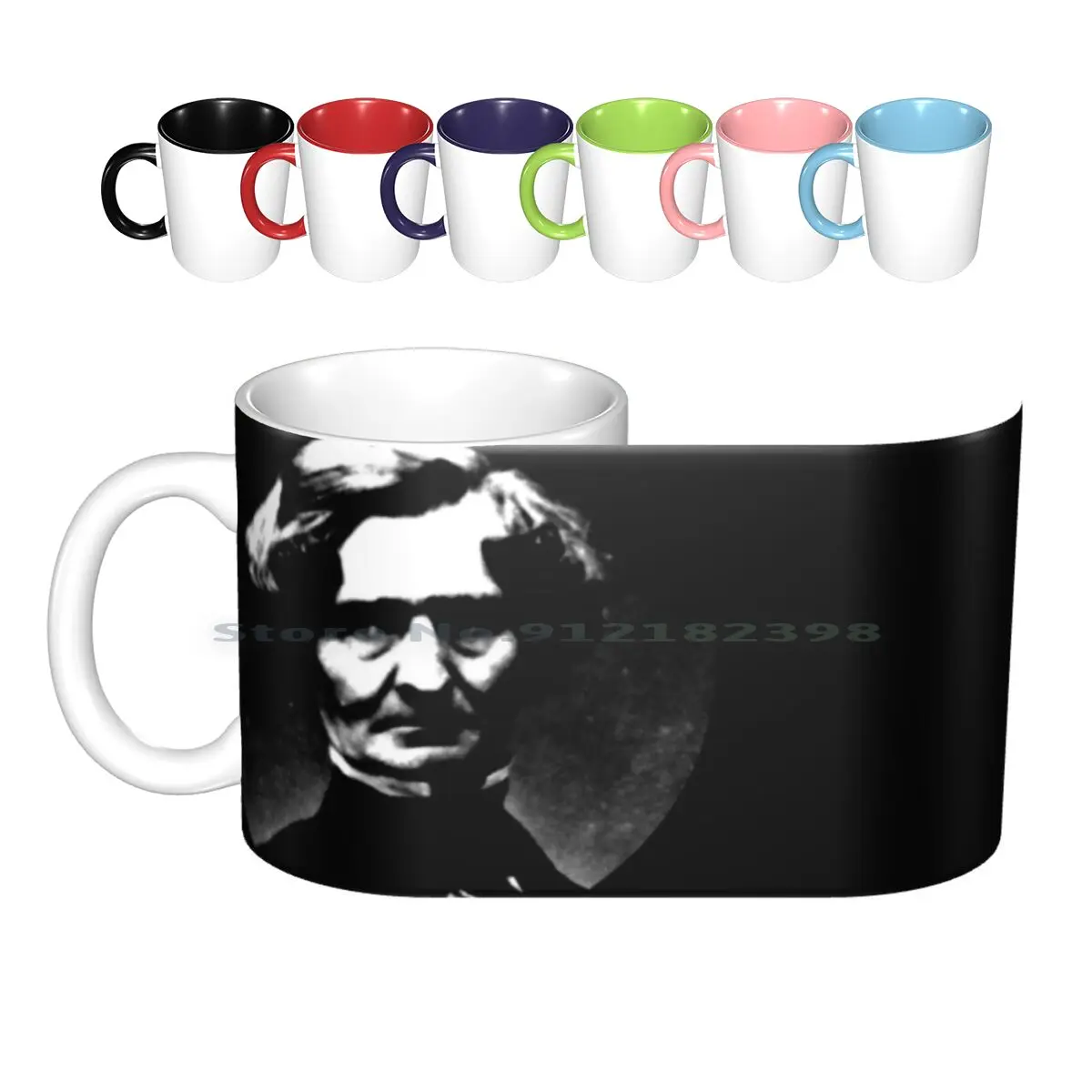 

Hector Berlioz Ceramic Mugs Coffee Cups Milk Tea Mug Hector Berlioz Orchestra Romantic Composer Creative Trending Vintage Gift