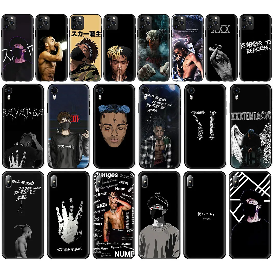 XXXTENTACION Sad 17 Мягкий силиконовый чехол для телефона iPhone 11Pro Max Xr Xs X 6 6S 7 8 Plus 5 5S