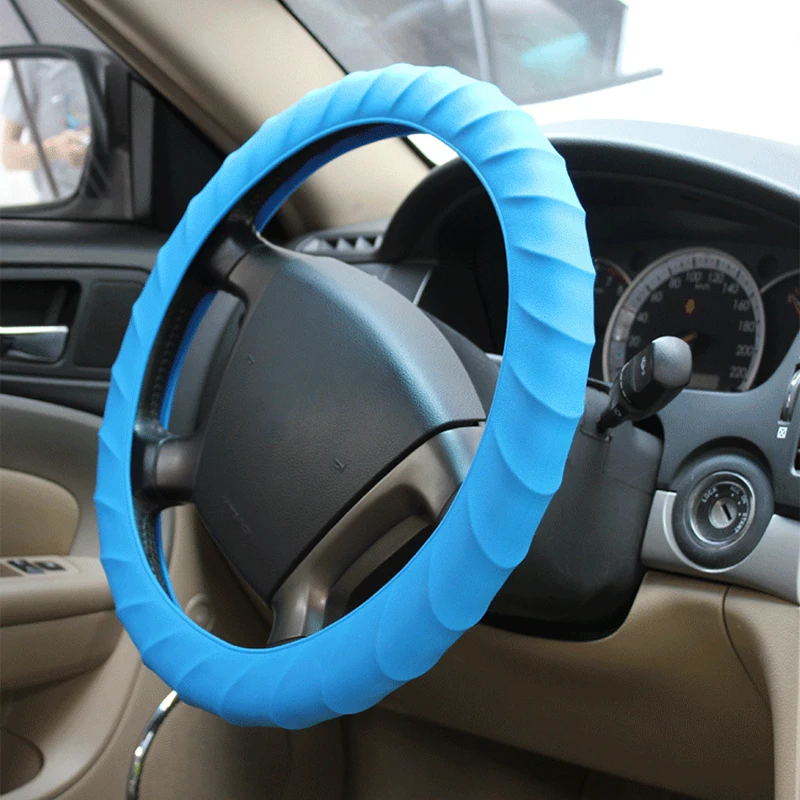 Силиконовая перчатка на рулевое колесо мягкая кожа мягкий силиконовый чехол