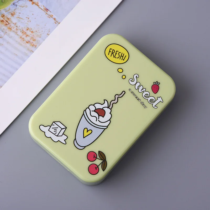 Чехол для контактных линз с зеркалом 2 коробки|Аксессуары очков| |