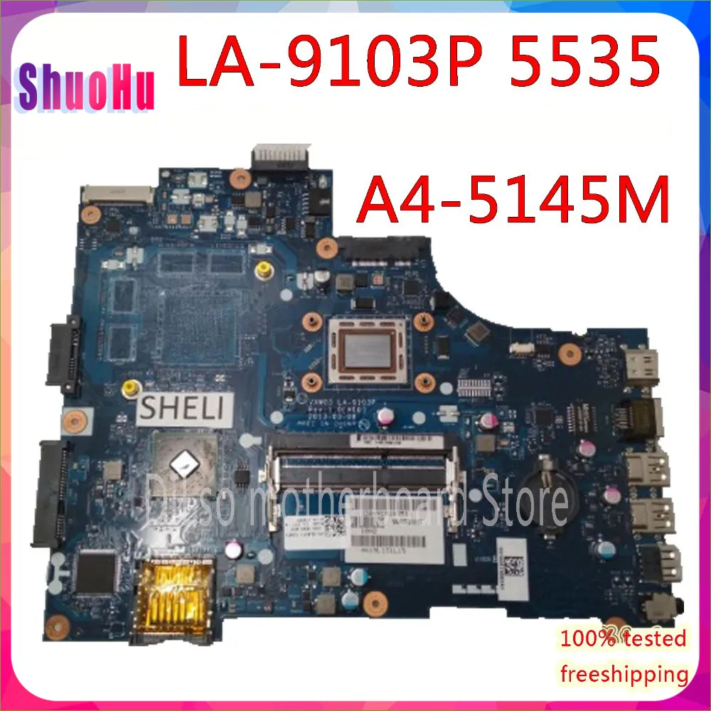 KEFU LA 9103P материнская плата A8 5545M CPUCN 0MR3VG исходный тест для ноутбука Dell Inspiron M531R 5535