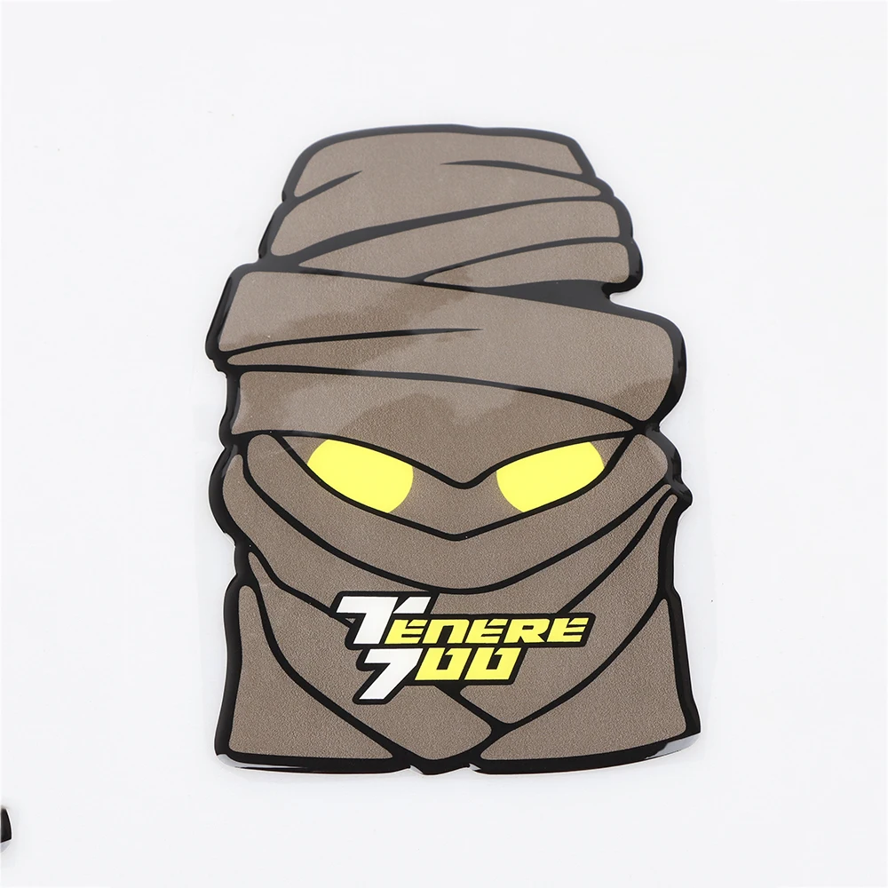 

For Yamaha Tenere 700 Tenere700 Motorcycle 3D Waterproof Carbon Fiber Fuel Decal Gas Tank Pad Protector Fish Bone Sticker