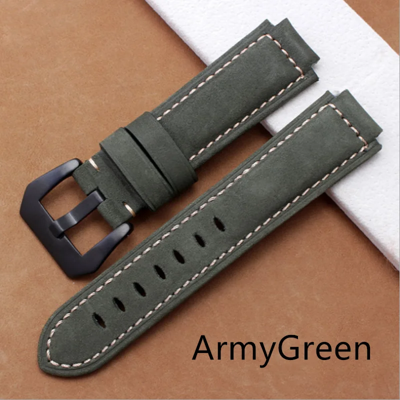 Ремешок для часов из натуральной кожи ручной работы 24*16 мм подходит замены G Shock