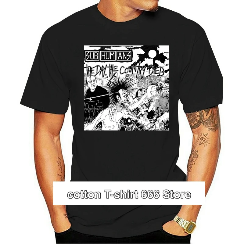 

Camiseta de los subhumanos para hombre, XS-3XL blanco y negro
