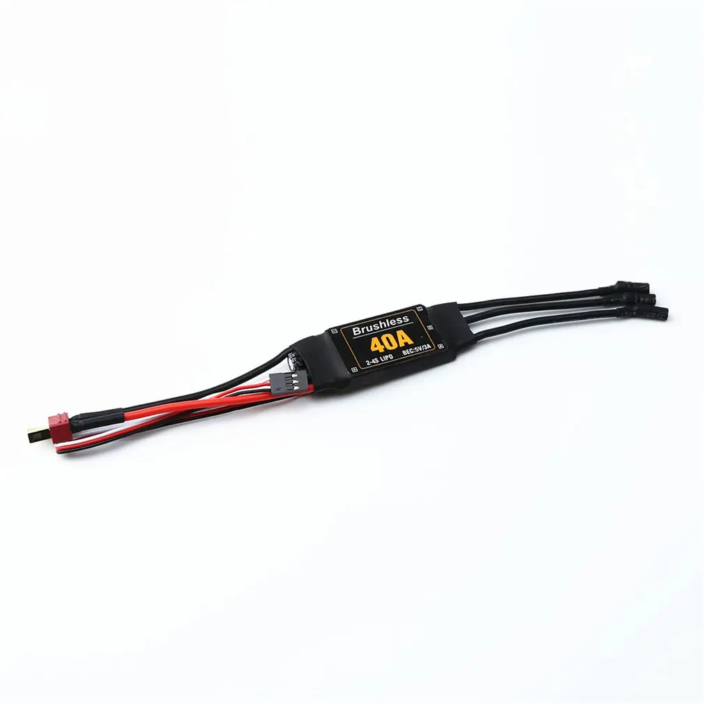 Контроллер скорости 40A бесщеточный Дрон ESC Вертолет FPV запчасти мультикоптеры