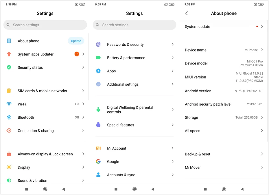 Глобальная ПЗУ Xiaomi Mi CC9 Pro 8 Гб 256 ГБ 108 МП пента камера смартфон восьмиядерный Восьмиядерный 3D экран 5260 мАч
