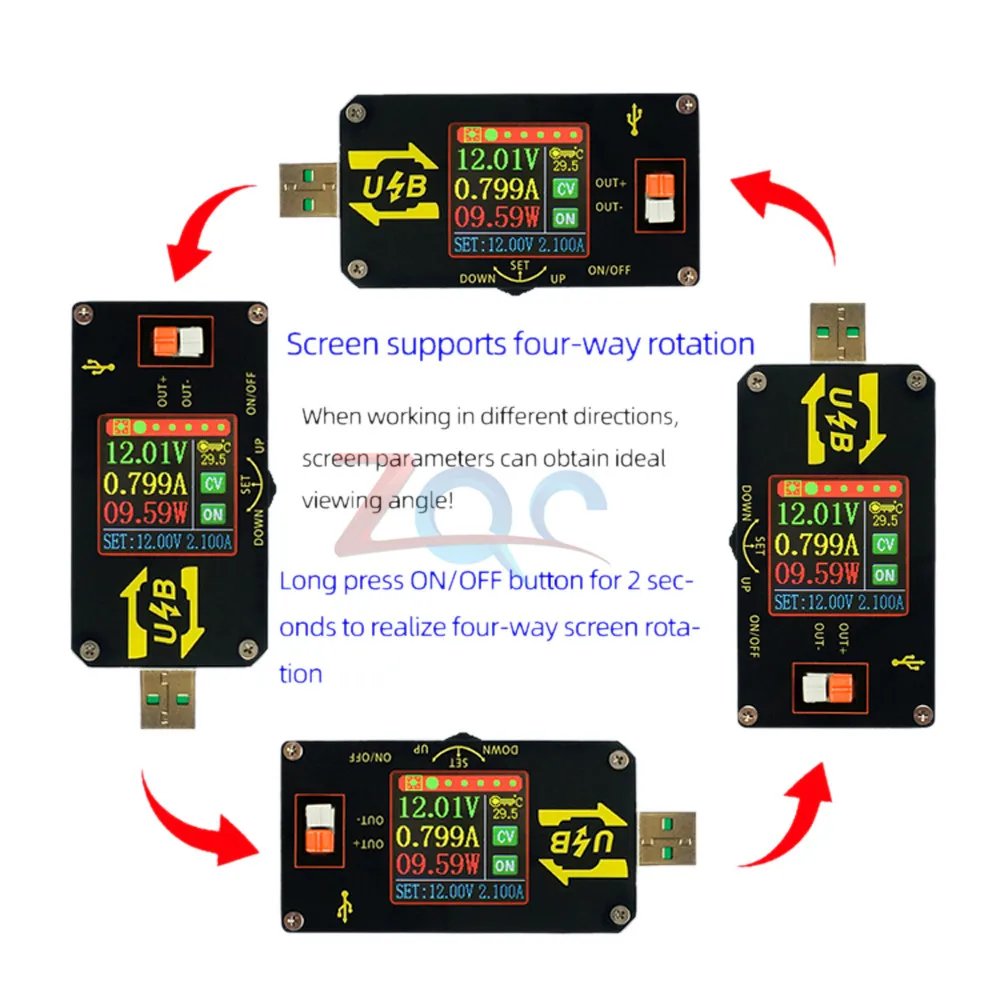 USB-преобразователь напряжения понижающий модуль постоянного тока 3 5-15 в