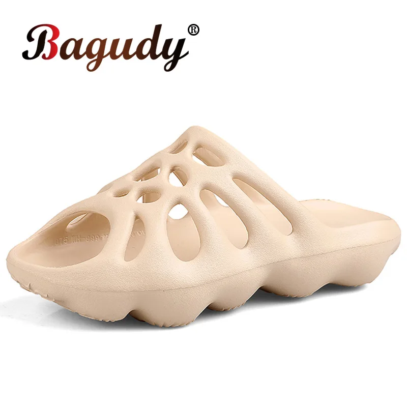 Шлепанцы для мужчин и женщин повседневные Нескользящие сандалии дышащие пляжа