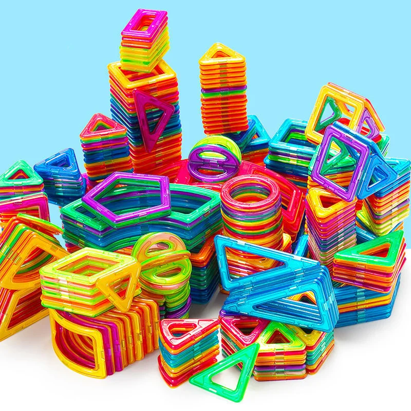 

Большой размер, магнитные дизайнерские строительные детали, модель и строительная игрушка, магнитные блоки, обучающие игрушки для детей, по...