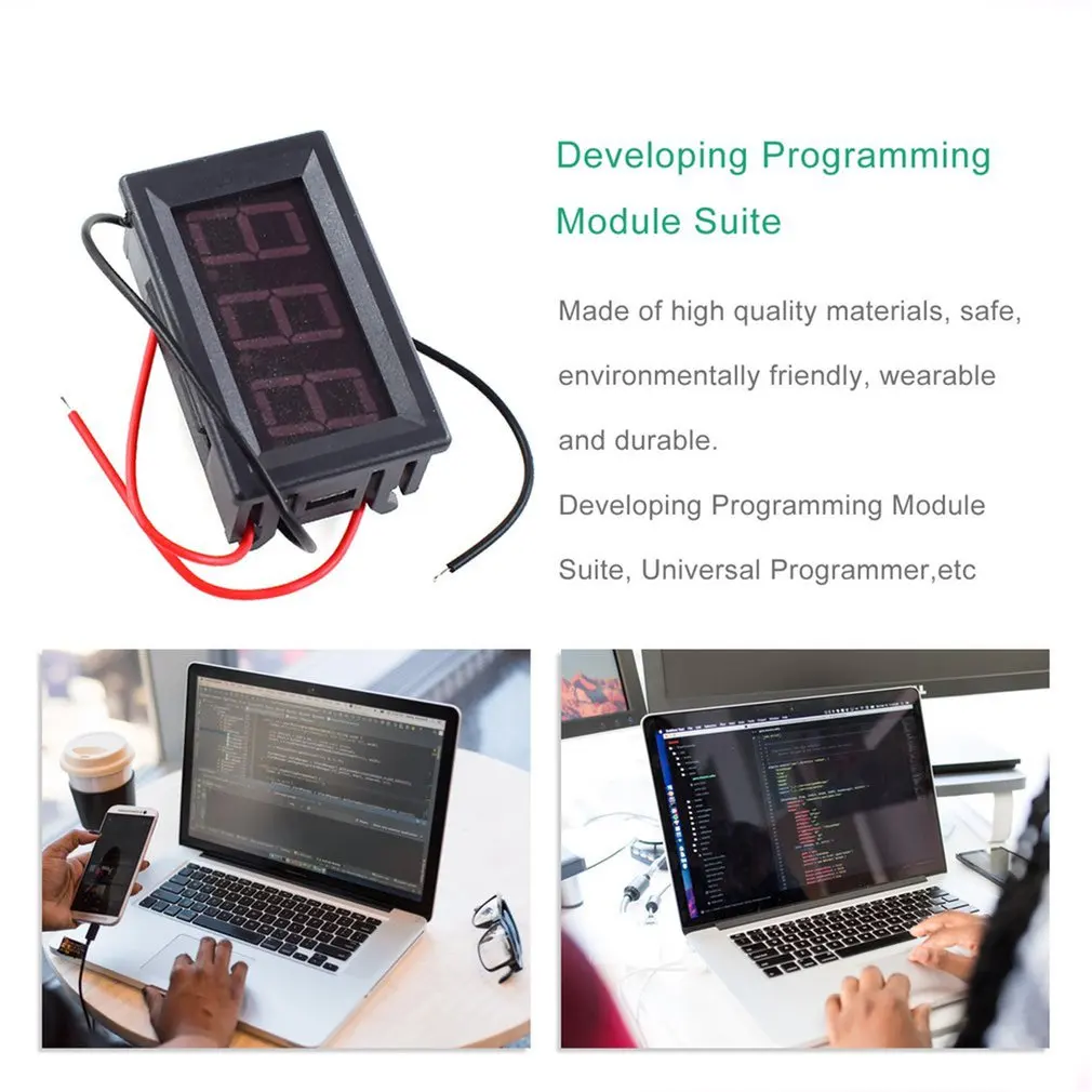 Цифровой вольтметр с ЖК дисплеем 12 В|Модули для умного дома| |