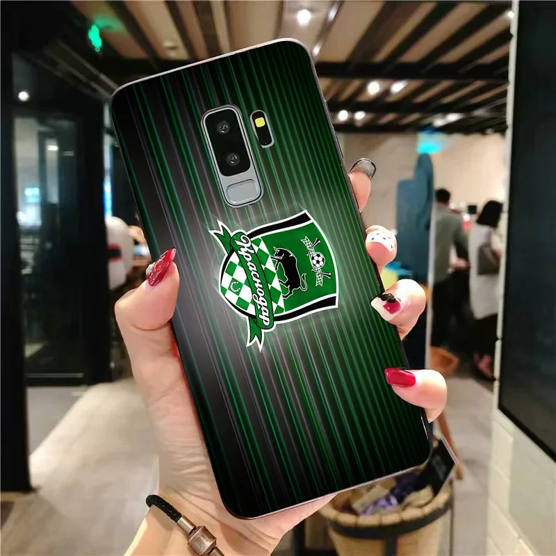 Чехол для телефона Suleymanov Samsung Galaxy S10 S8 S9 Edge DIY черный мягкий TPU Krasnodar FC A9 C10 C9 J7 Max Note9 S6