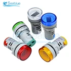 Цифровой мини-вольтметр, 22 мм, 110 В, 220 В перем. Тока, измеритель напряжения, светодиодный индикатор, 60-500 В