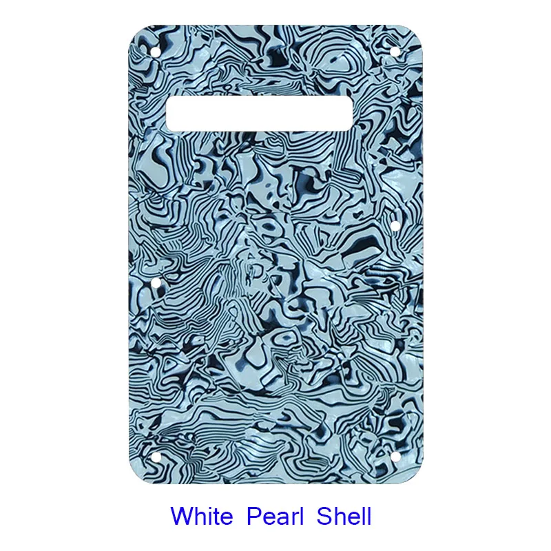 pleroo gitarre teile tremolo hohlraum abdeckung zurück platte für strat strat moderne stil elektrische gitarre backplate mit 6 schrauben fre