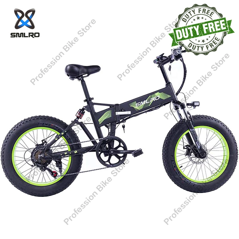 

Электрический велосипед SMLRO M6F для взрослых, 20 дюймов, 750 Вт, 48 В, 15 Ач, 35 км/ч, 7 скоростей, Электромобиль, складной горный велосипед