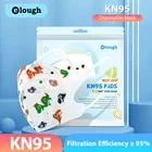 Elough Fit От 4 до 12 лет детская маска KN95 милые детские FFP2 маски FPP2 Homologada дети FFP2mask автомобиль динозавр детская маска
