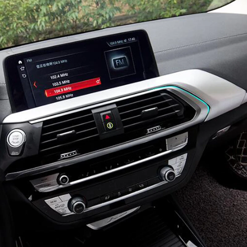 

For BMW X3 G01 X4 G02 2018 2019 ABS Matte Car Console Decoration Strip Cover Trim car styling accessories 1pcs