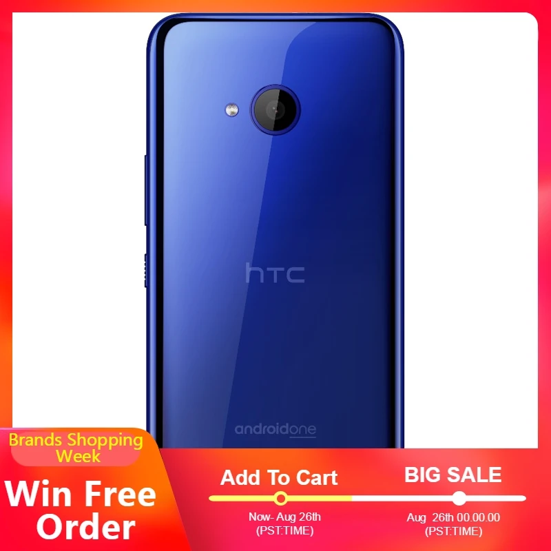 Оригинальный разблокированный htc U11 life 3 Гб ram 32 ГБ rom 5 2 дюймов Android7.1 одна Sim 1920X1080