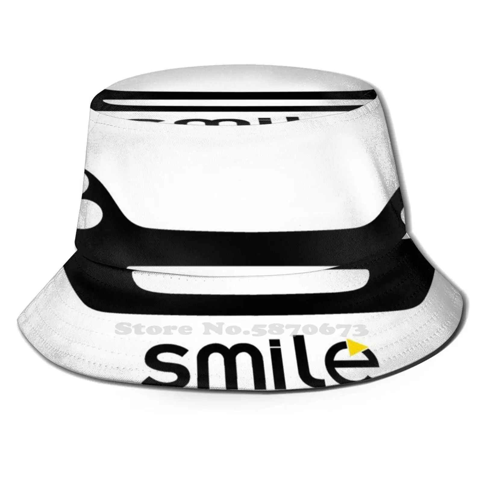 

Smile, It'S A Smart! (Black) Causal Cap Buckets Hat Auto Automobile Brand Car Coupe Daimler Driving Europe Europe Face French