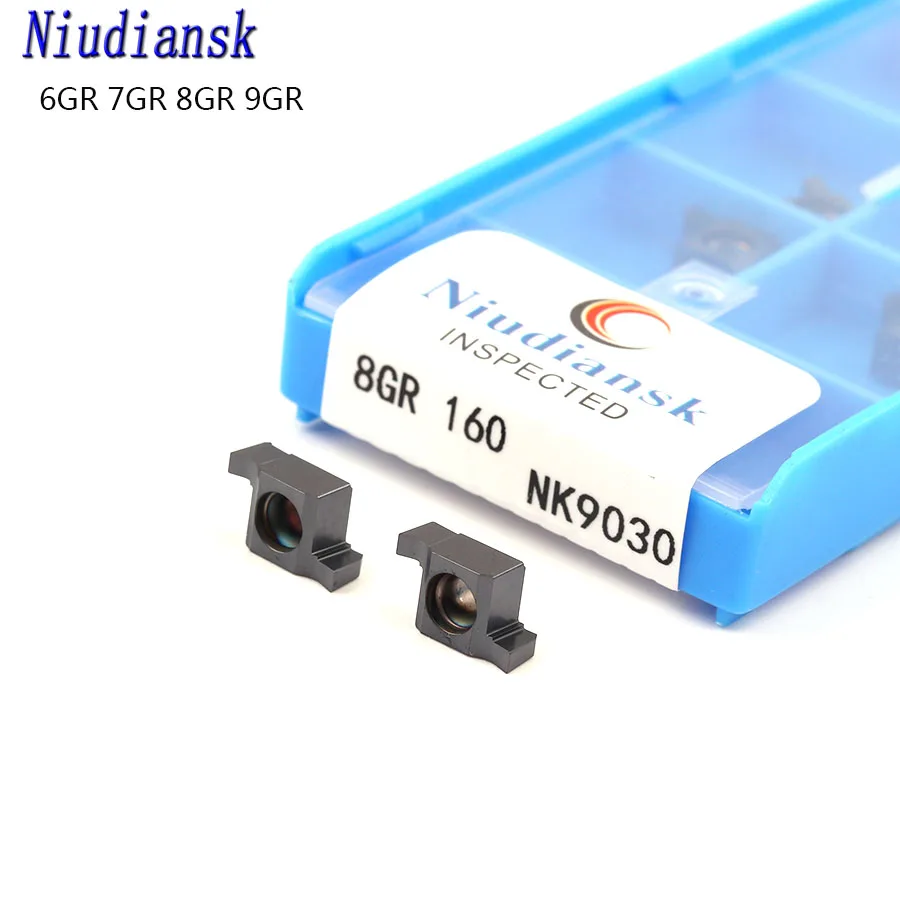 

10pcs 6GR 7GR 8GR 9GR 100 150 200 250 300 NK9030 100% original Shallow groove inserts CNC Carbide insert Lathe tools Turning ins