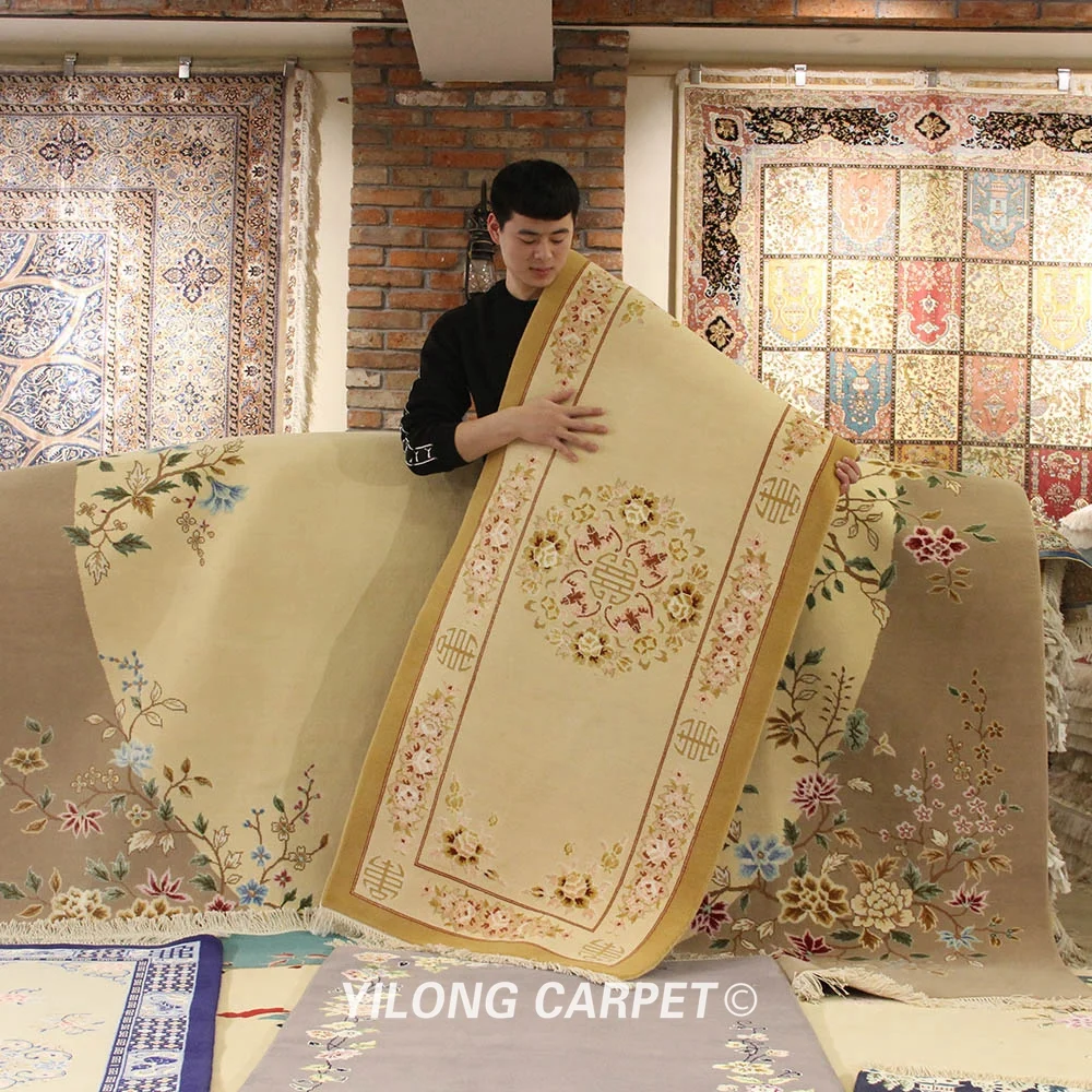 YILONG 2 5 'x 6' ручной УЗЕЛКОВЫЙ коридор лестницы ковер работы Восточный runner