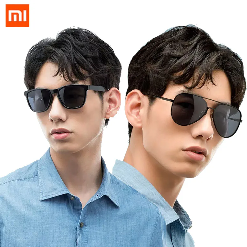 

Original Xiaomi Mijia Sunglasses Men Women Classic Square Oval Sunglasses Polarizing Lense For Drive Travel Anti-UV Sunglasses