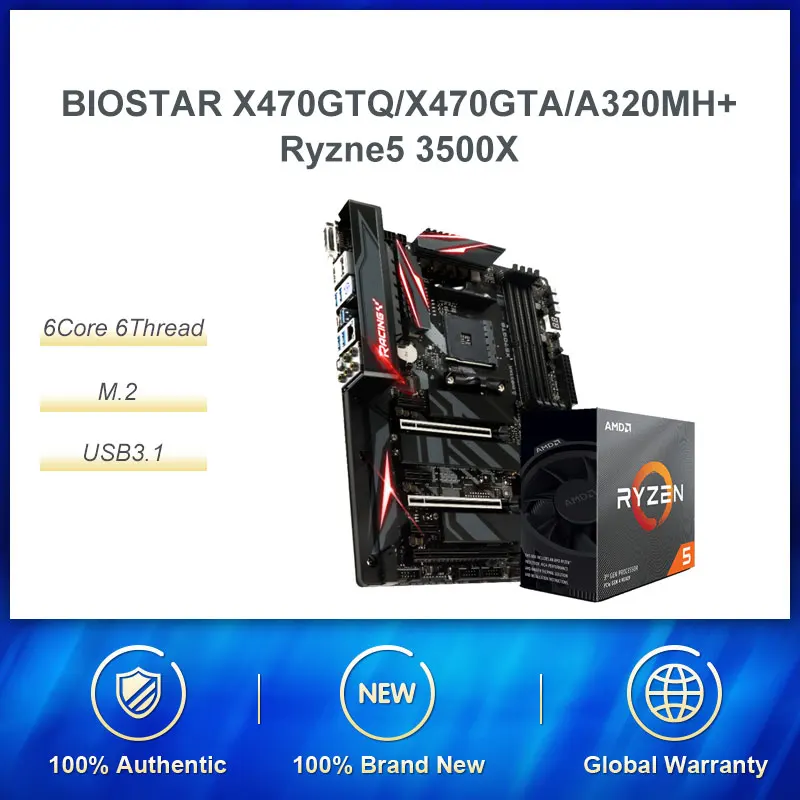 Процессор AMD Ryzen RYZEN5 R5 3500X в штучной упаковке процессор для настольного компьютера