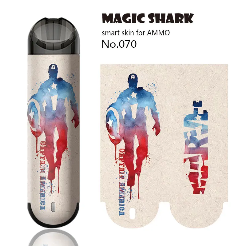 Волшебная Акула Marvel DC Супермен Человек паук Железный человек Бэтмен Халк футляр