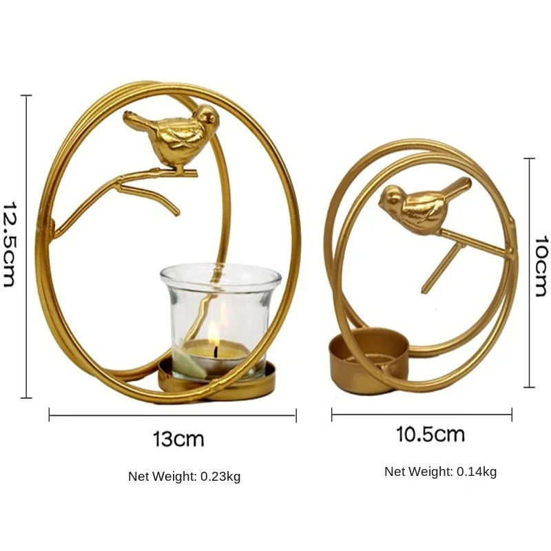 

Nordic Metal Candlestick Abstract Animal Sculpture Candle Holder Decor Handmade Figurines Home Decoration Art Gift Candle Holder