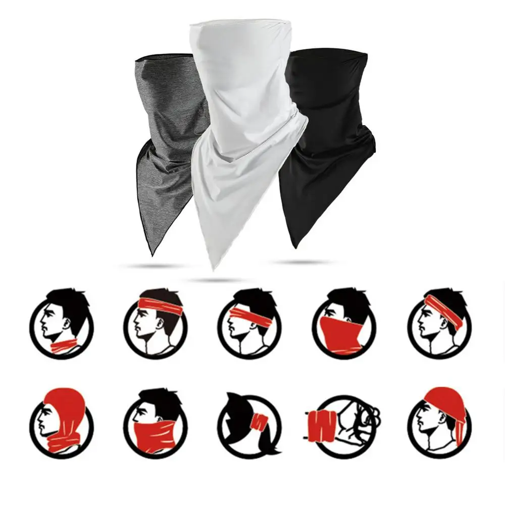 Молодежная мужская женская бандана шарф маска для шеи с петлями ушей