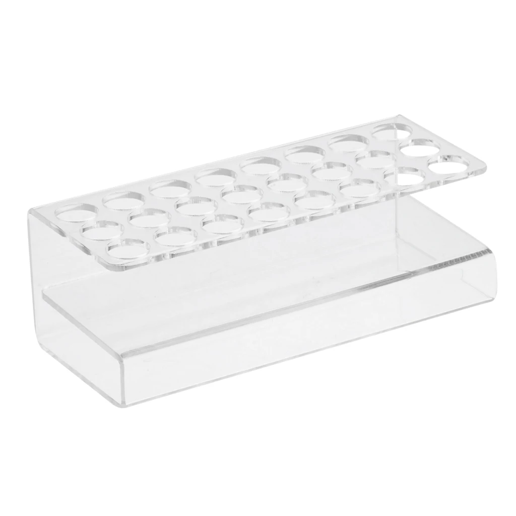 Акриловая подставка для губной помады 24 слота органайзер косметики стойка ручек
