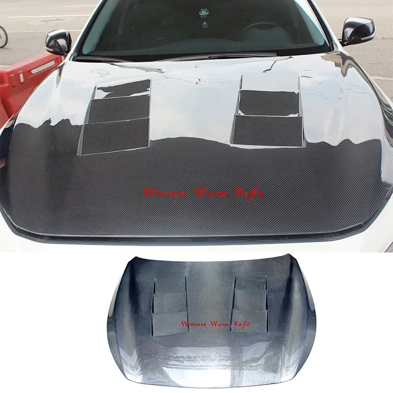 Для Q50 капот высокое качество карбоновое волокно крышка капота двигателя для