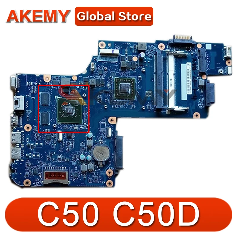 

AKEMY H000062100 for toshiba satellite C50 C50D Laptop motherboard CPU 216-0841000 PT10AN DSC REV 2.1 laptop motherboard DDR3