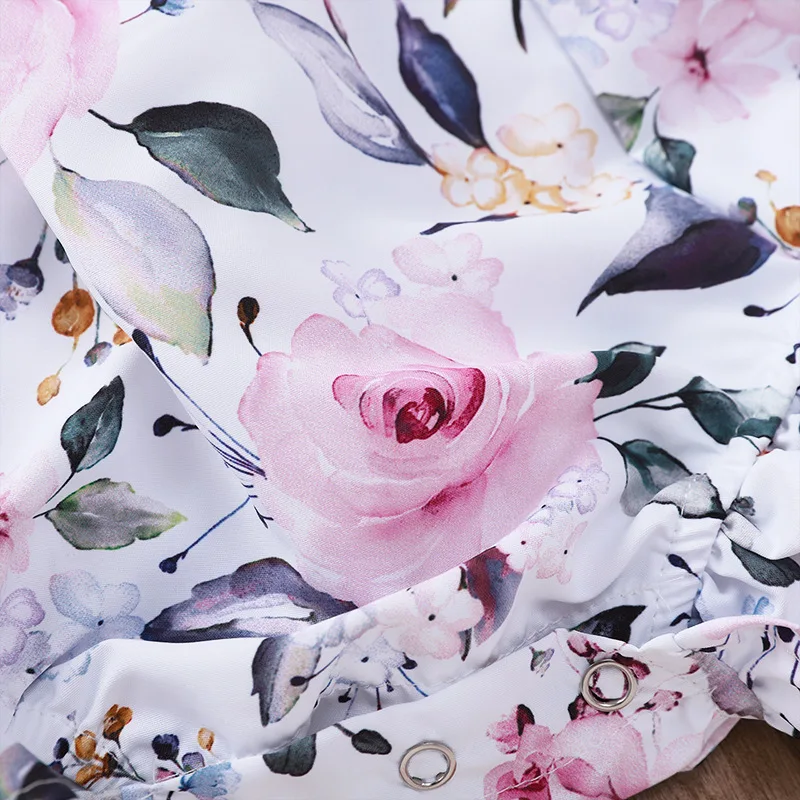 Malapina/комбинезоны для новорожденных девочек одежда малышей с принтом розы