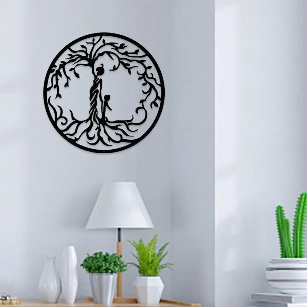 Металлическая настенная декоративная Декорация-Дерево жизни металлическая