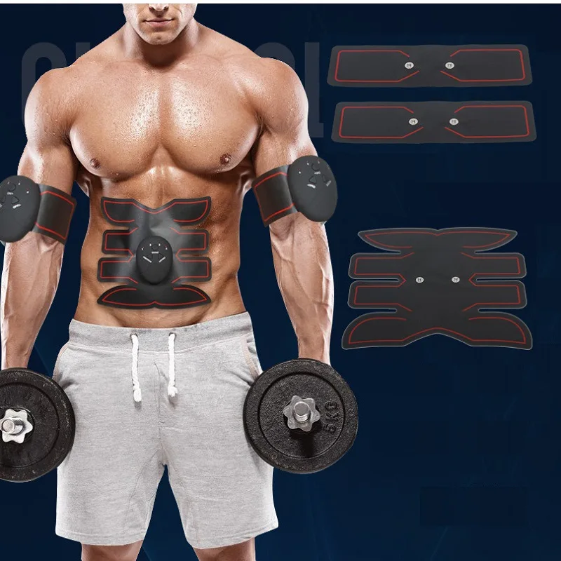 Стимулятор мышц живота тренажер электростимулятор для тренировки дома и