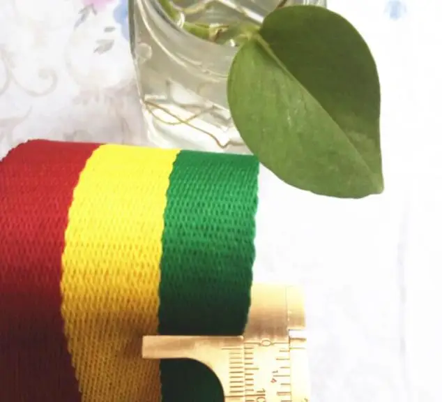 Мода 10 м ширина 25 мм красный желтый зеленый корсажные ленты Рюкзак ремень