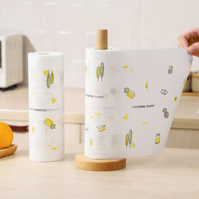 

Lazy Rags Wet and Dry Household Chores Cleaning Kitchen Supplies Paper Thick Disposable Dish Cloth Household Non-woven Towels