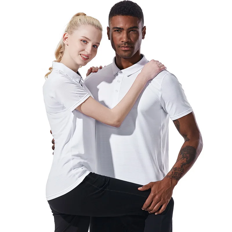 Футболка поло быстросохнущая дышащая с коротким рукавом для мужчин и