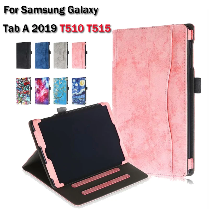 Противоударный чехол для samsung Galaxy Tab A 10 1 ”T510 T515 из искусственной кожи с ремешком