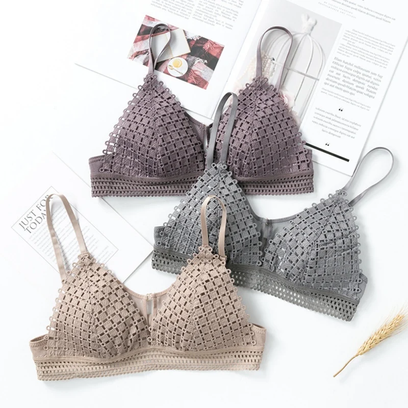 

French Style Women Lace Bra Underwear Bra Lingerie Push Up Bra Sexy Underwear Bralette Seamless Soft Bras Women Bra Set W1