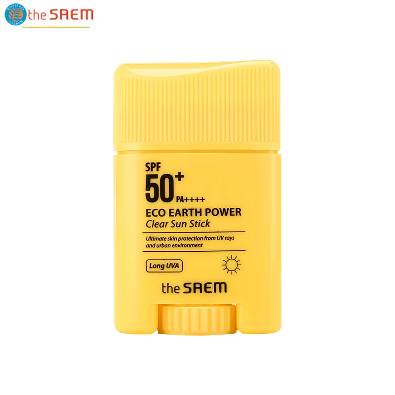 Солнцезащитный отбеливающий крем SAEM Eco Earth Power, 16 г, SPF50 + PA +++