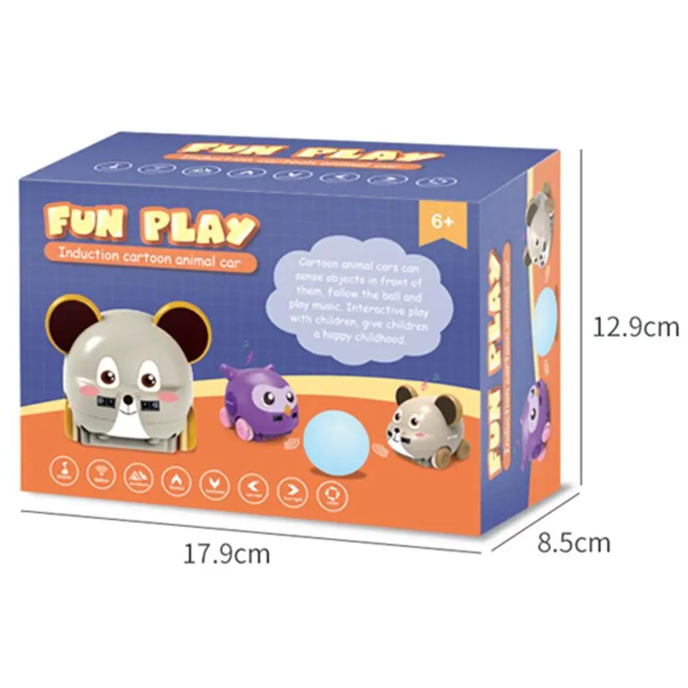Мультяшные животные Автомобиль Датчик жеста ручное управление индукция